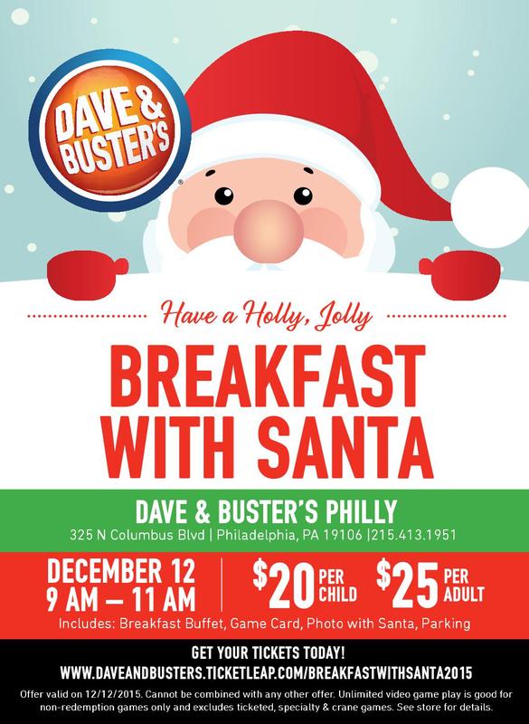 Dave & Buster's Philly Tickets