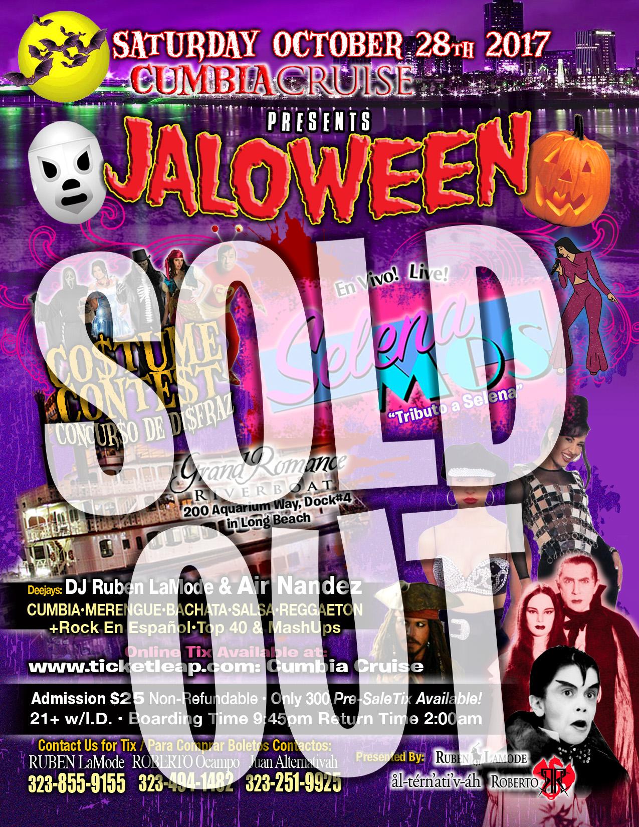 Bia Cruise Jaloween With Selenamos Selena Tributo Tickets In Long Beach Ca United States Bia Cruise Jaloween With Selenamos Selena Tributo Tickets In Long Beach Ca United States