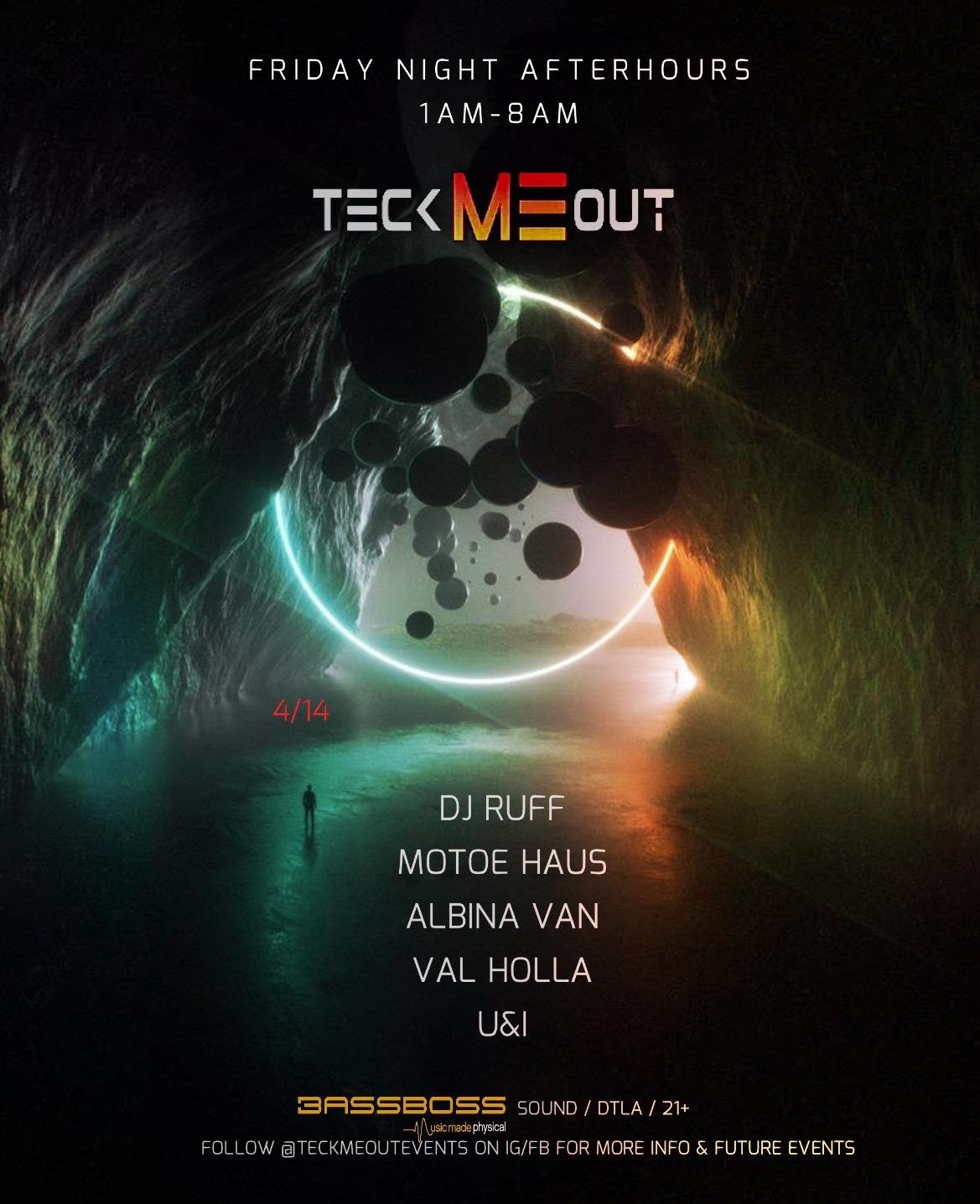 TECKMEOUT FRIDAY NIGHT 1am-8am Tickets in Los Angeles, CA, United States