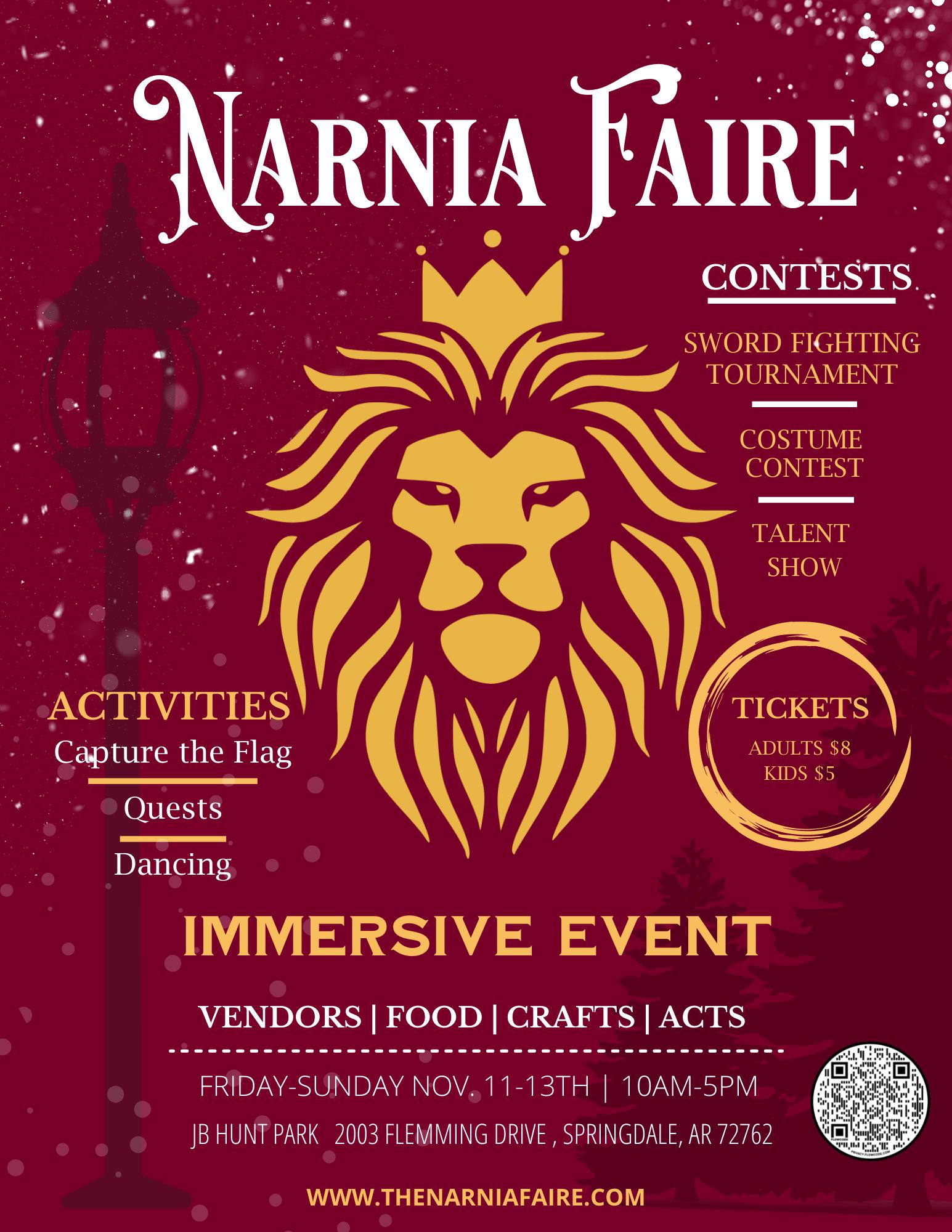 The Narnia Faire Tickets in Springdale, AR, United States