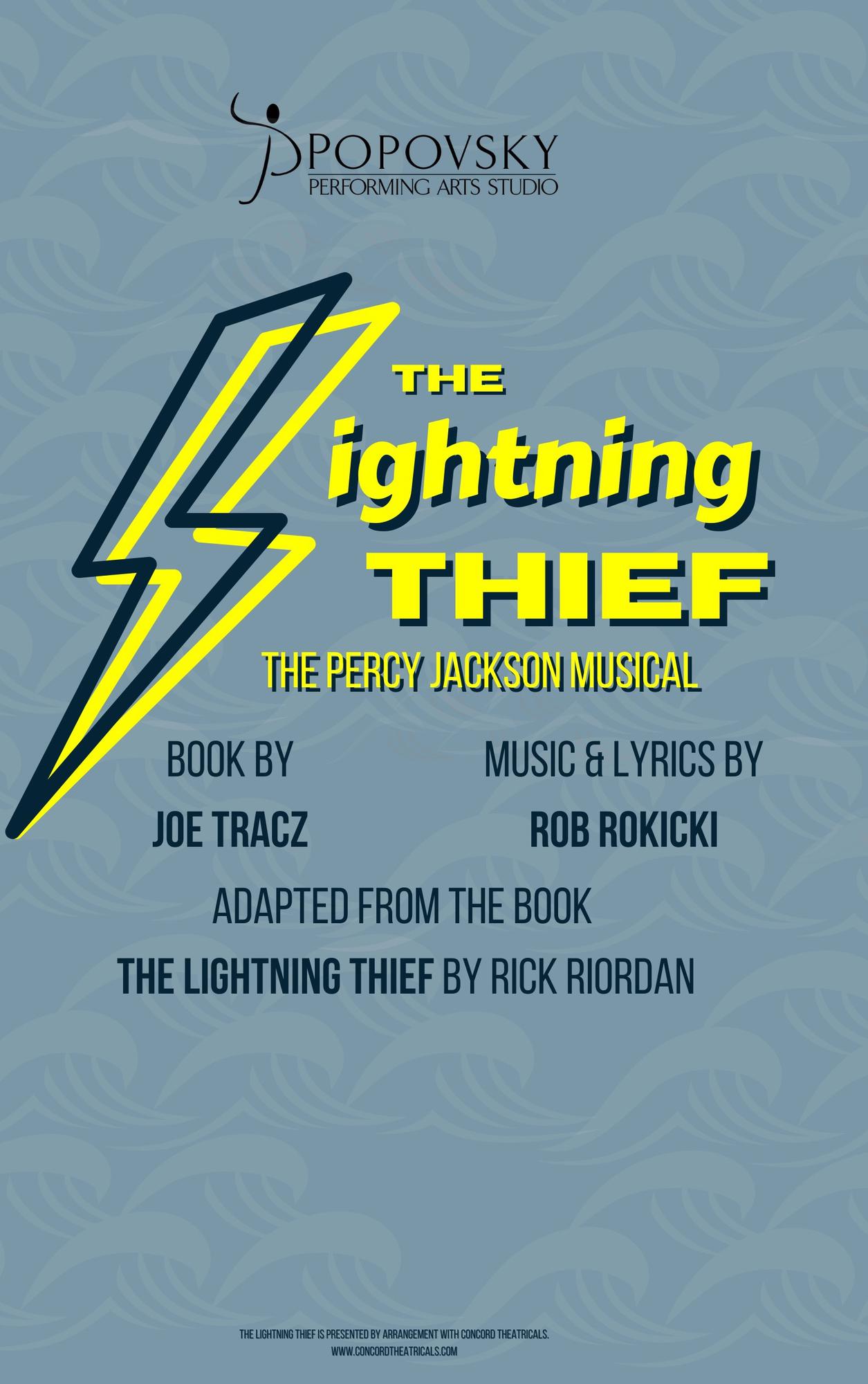 The Lightning Thief The Percy Jackson Musical Tickets in Lancaster, PA