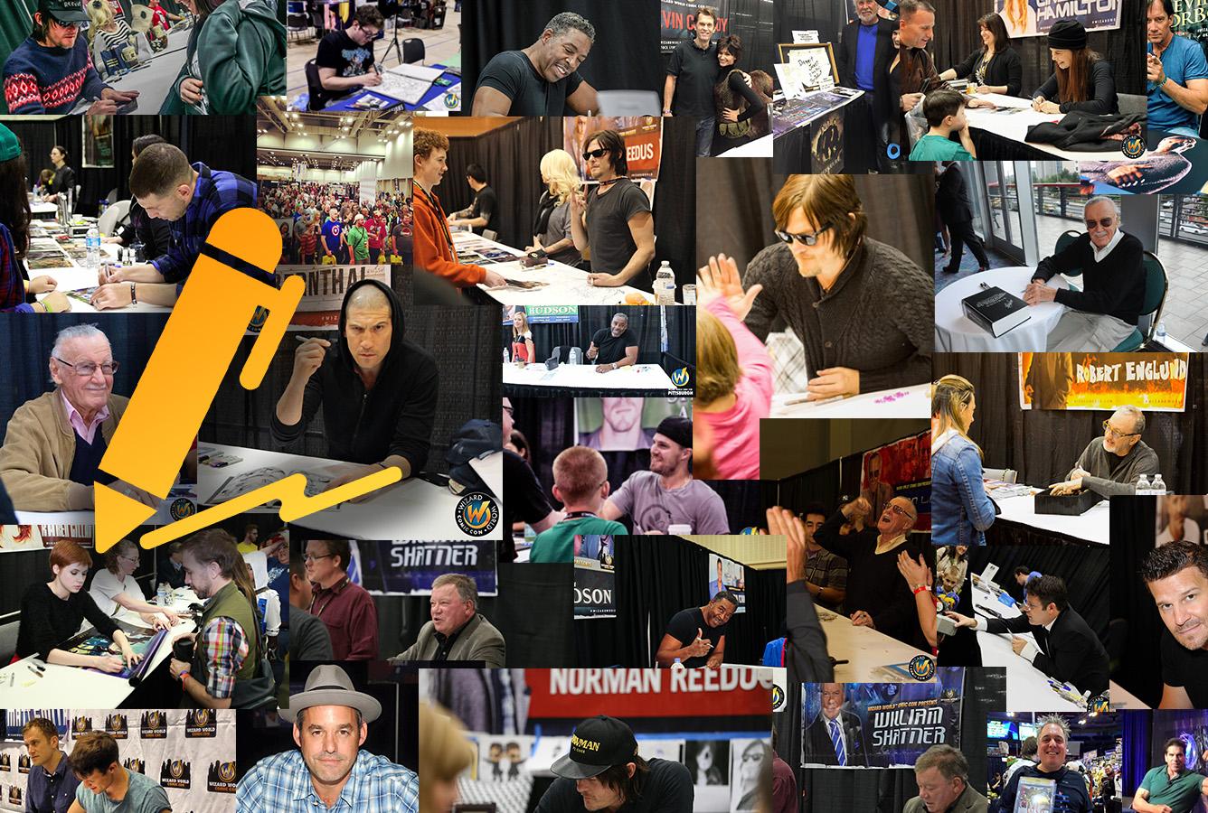 Autographs Wizard World Comic Con TULSA 2016 **VALID ON ALL DAYS OF