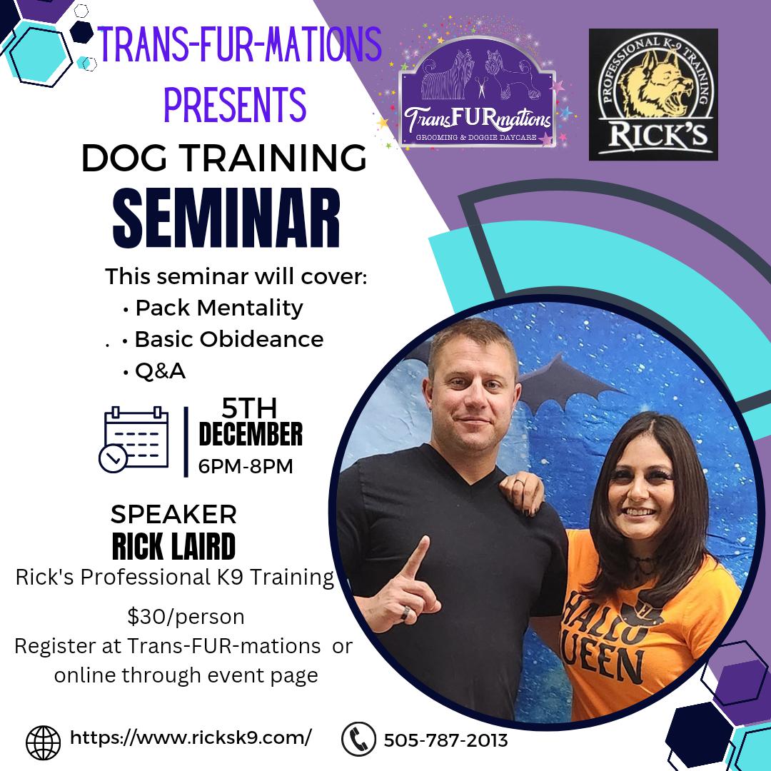 Dog Training Seminar Tickets in Farmington, NM, United States
