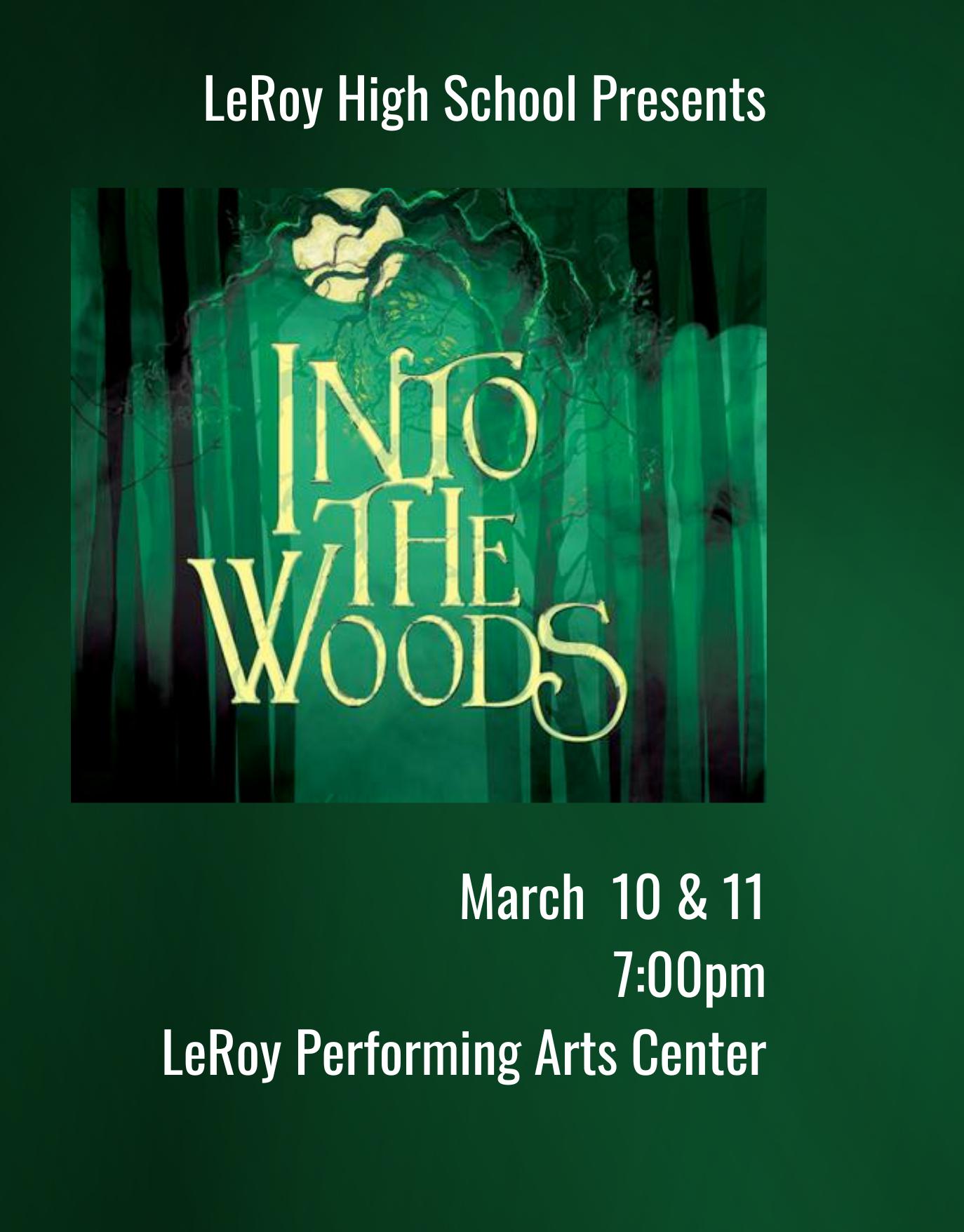 Into the Woods LeRoy High School Tickets in Le Roy, IL, United States