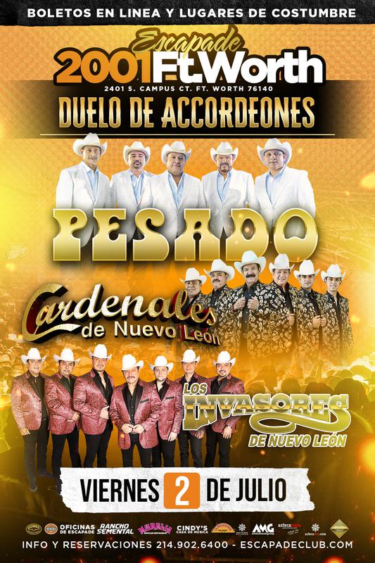 Escapade 2001 Ft Worth Tickets