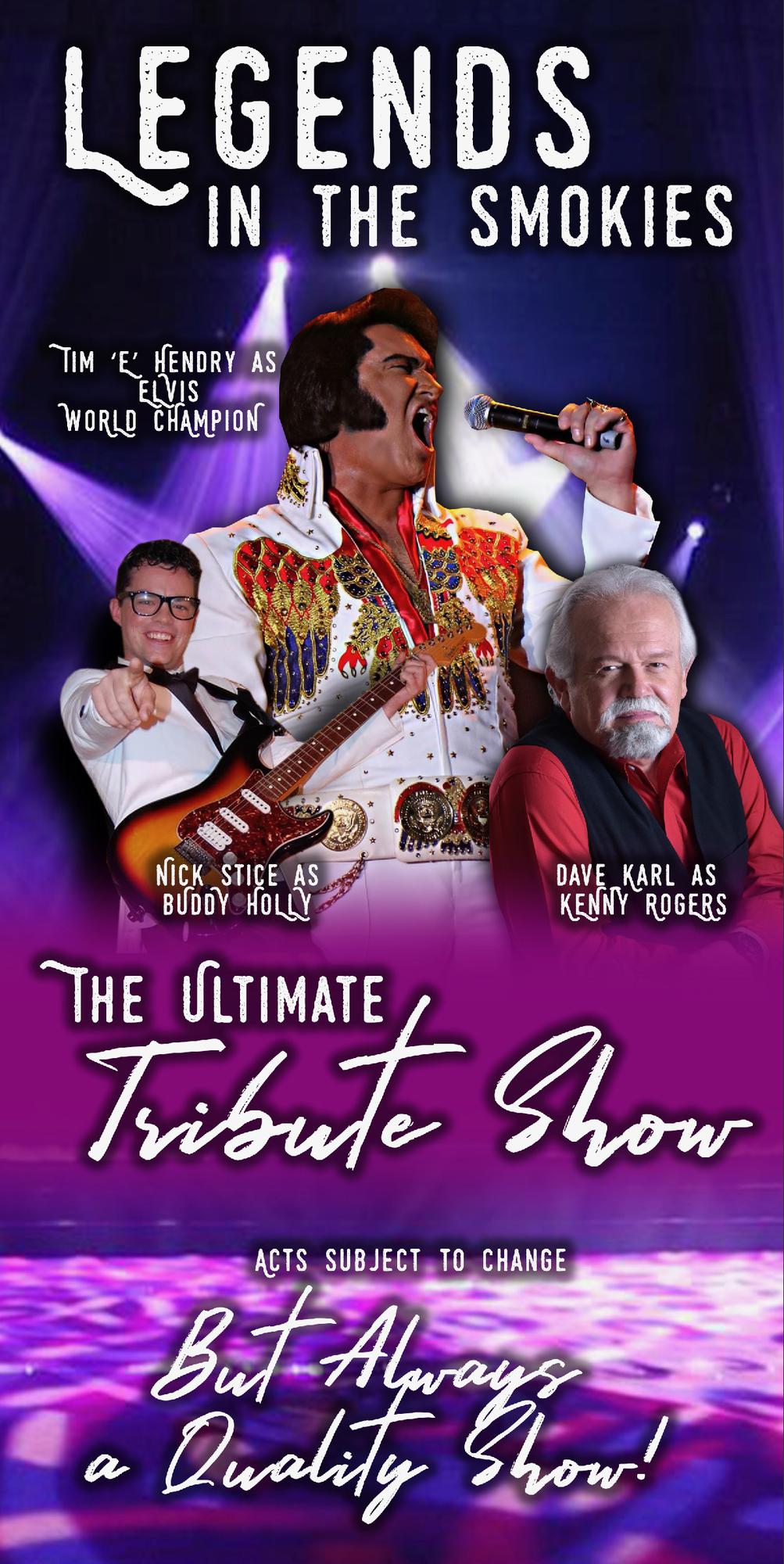 Legends in The Smokies Tickets in Pigeon TN, United States