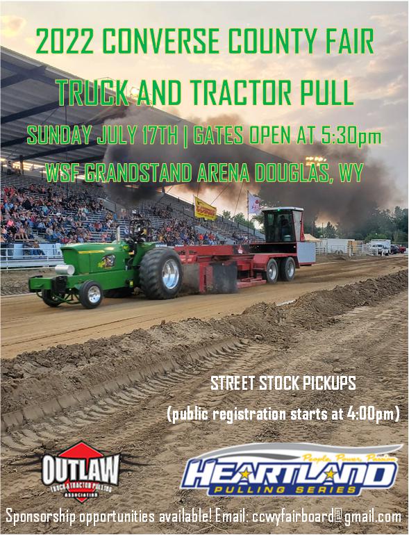 Converse County Fair Tractor Pull Tickets in Douglas, WY, United States
