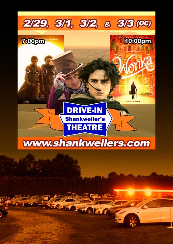 Shankweiler's DriveIn Theatre Tickets