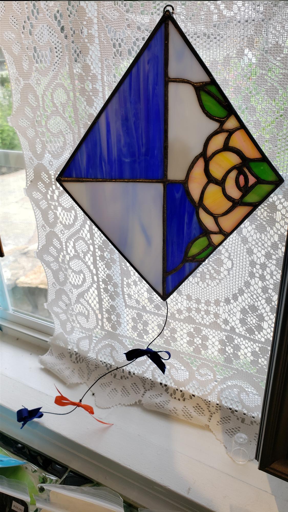 Make Your Own Summer Kite Stained Glass Panel Tickets in Mountain View