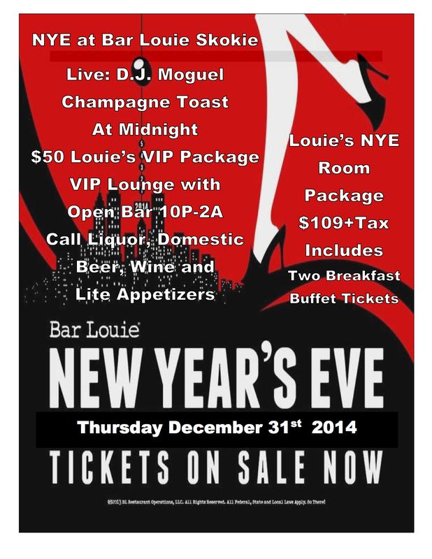 Bar Louie Oakbrook Tickets