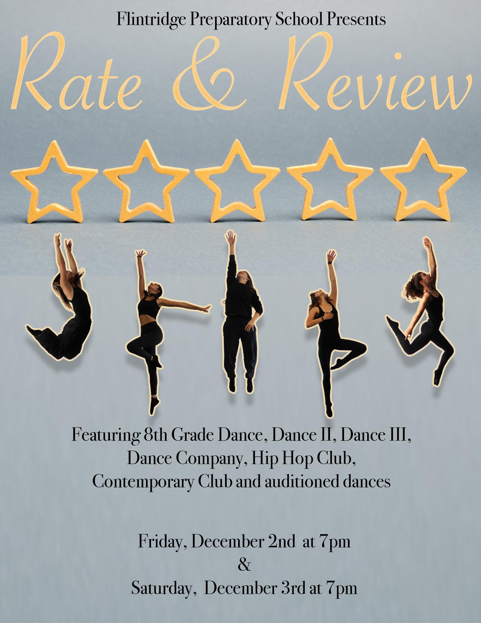 Flintridge Prep's Winter Dance Concert "Rate & Review" Tickets in La