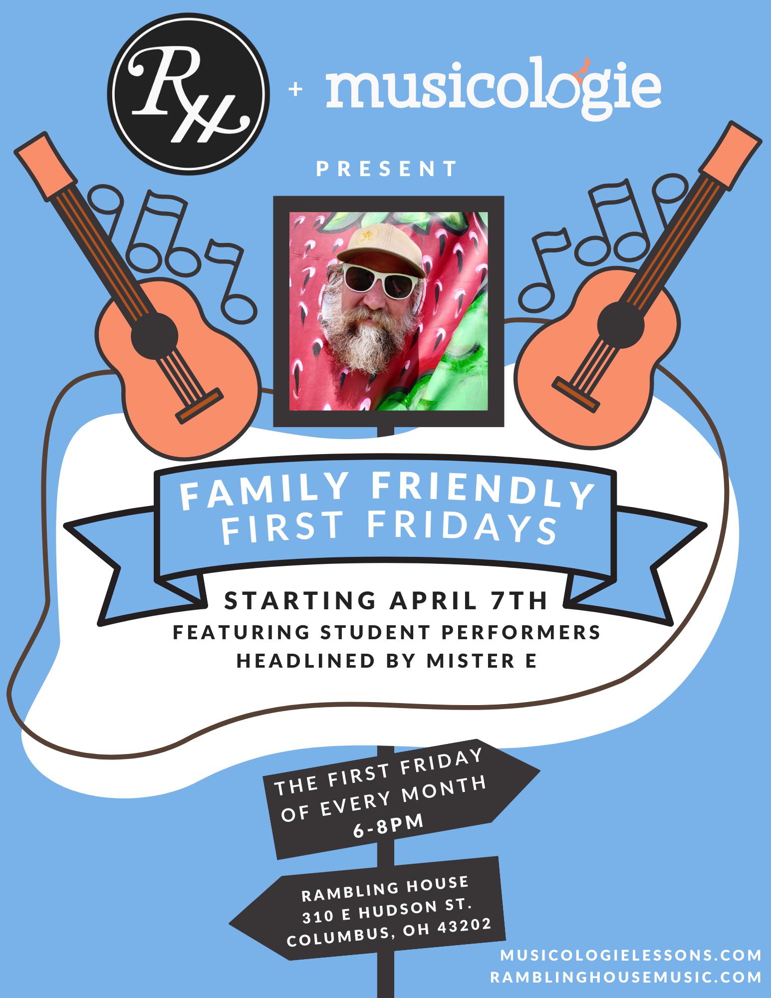 Family Friendly First Friday presented by Musicologie (KidFriendly