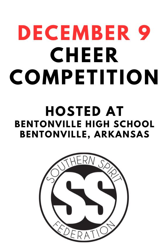 December 9 Cheer Competition Bentonville 9 DEC 2023