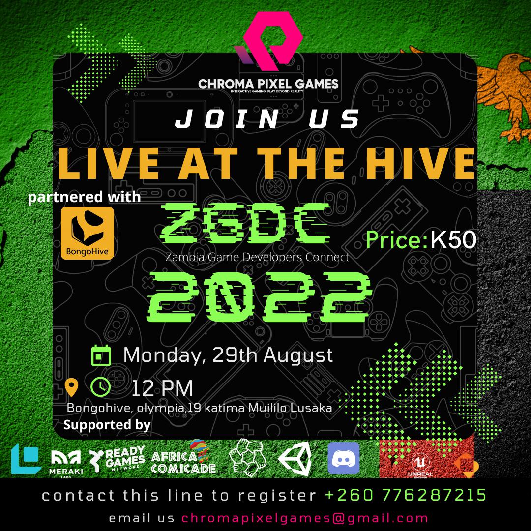 Zambia Game Developers Connect Tickets in zambia Lusaka, LA, United States