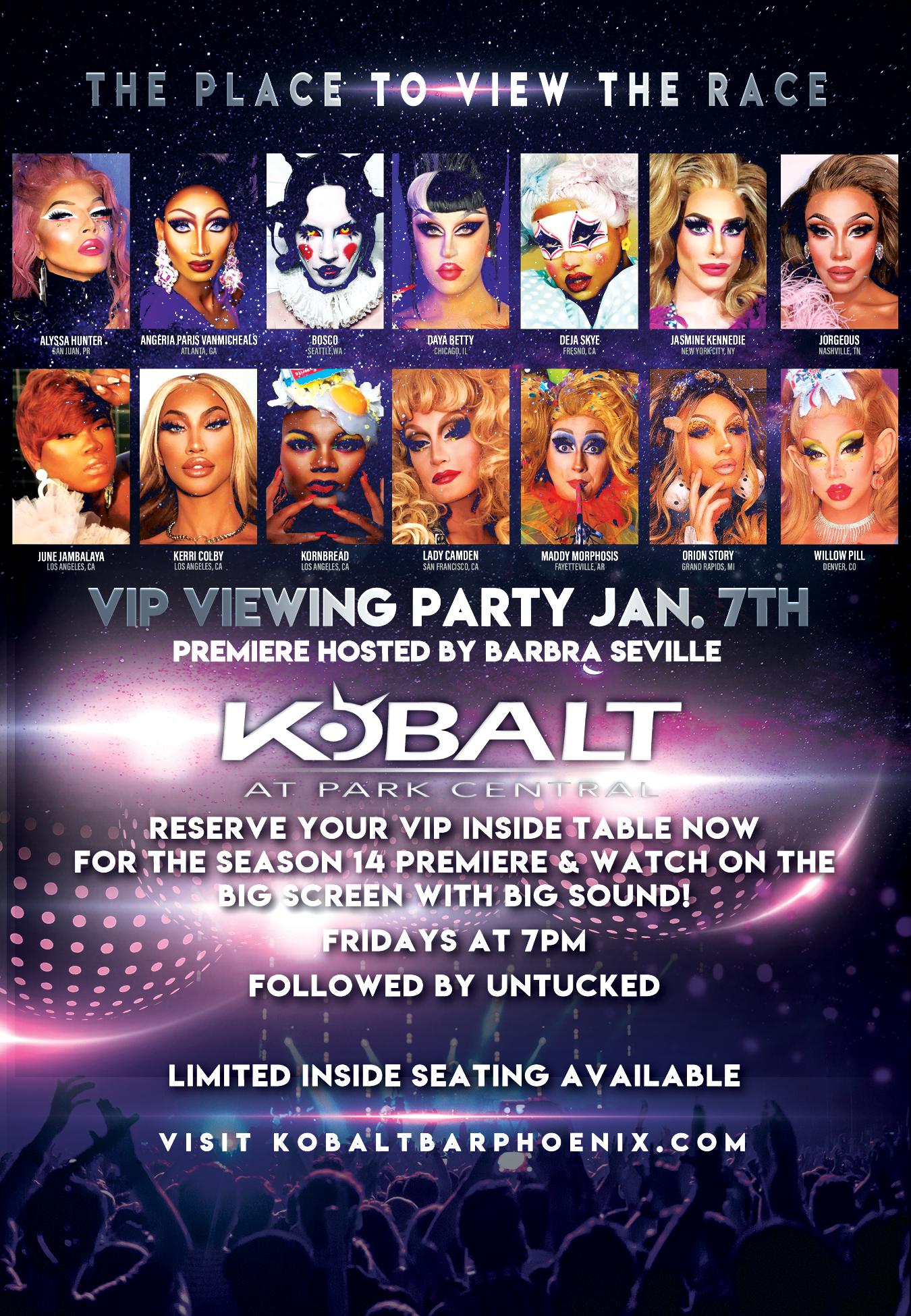 Werq The World Tour 2022 Paris RuPaul's Drag Race VIP Watch Party - 14 JAN 2022