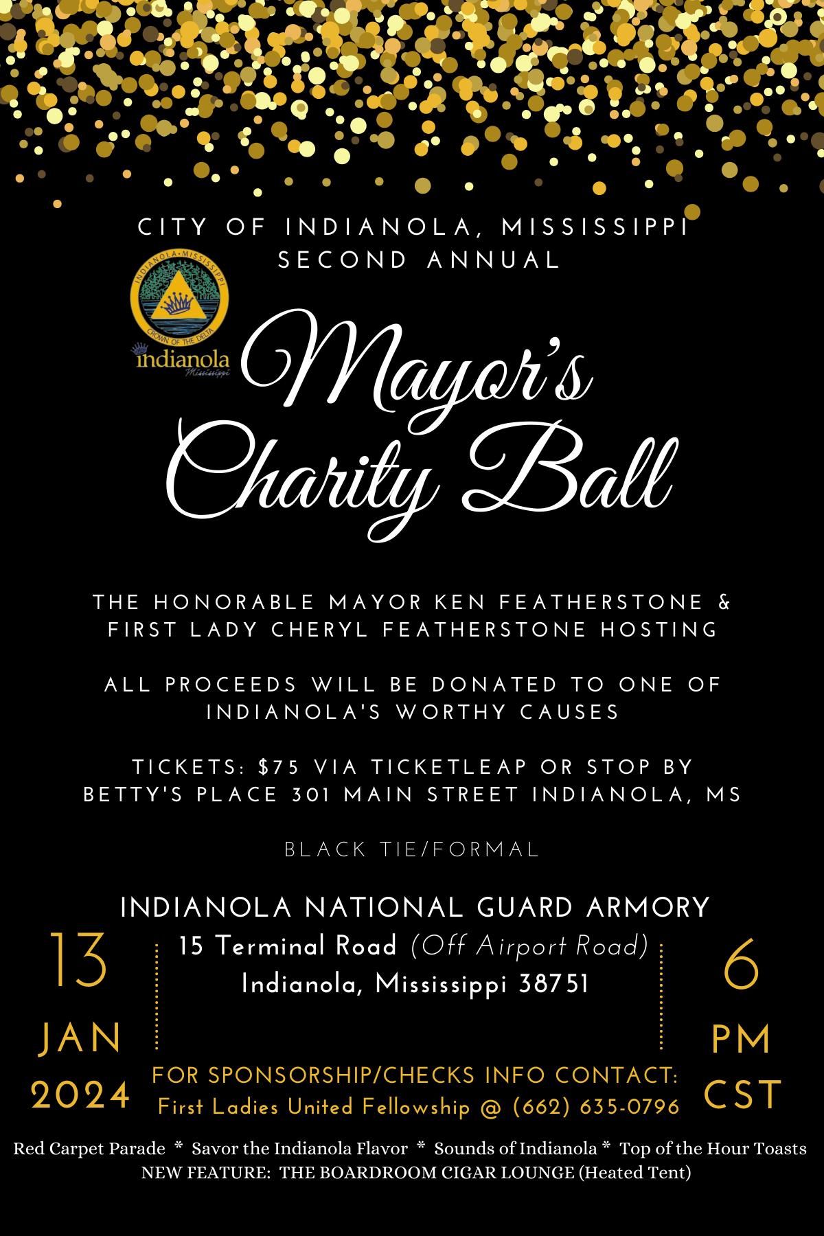 2nd Annual Mayor's Charity Ball Tickets in Indianola, MS, United States