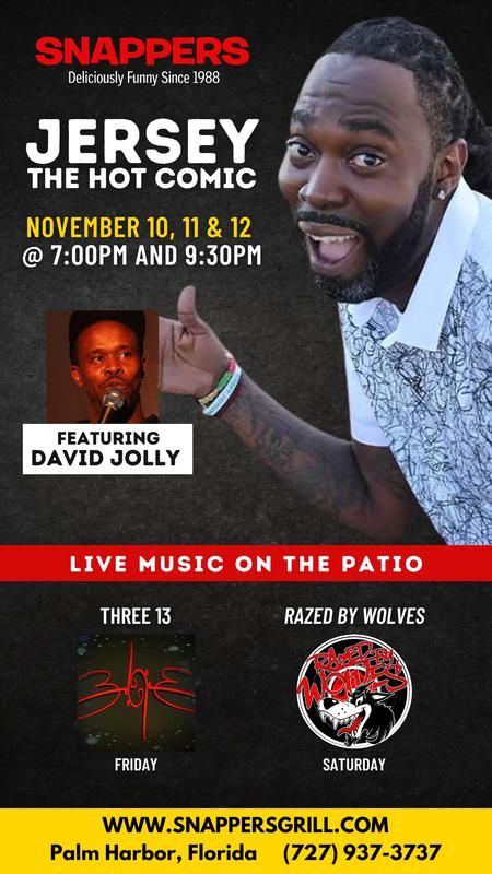 Snappers Grill & Comedy Club Tickets